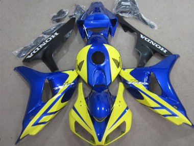 2006-2007 Blue Yellow Honda CBR1000RR Replacement Fairings UK