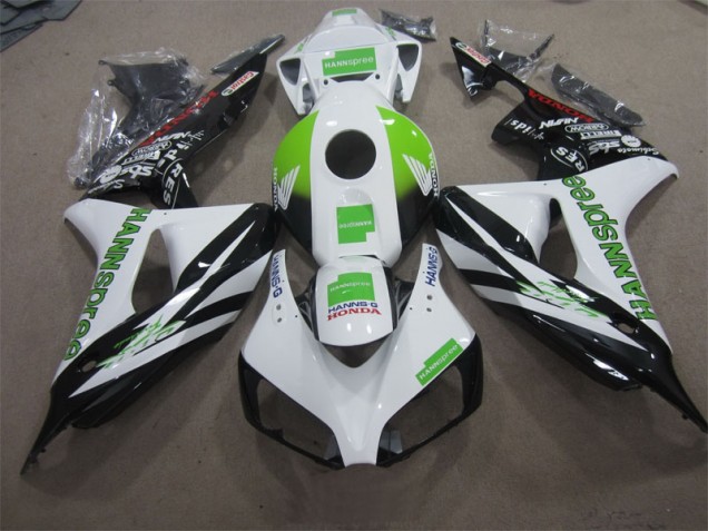 2006-2007 White Green Hannspree Honda CBR1000RR Motorcycle Fairing UK 2006-2007 White Green Hannspree Honda CBR1000RR Motorcycle Fairing UK