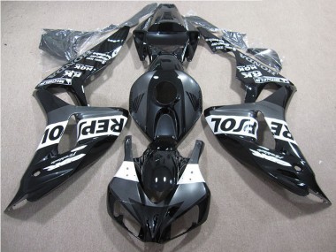 2006-2007 Black Repsol Honda CBR1000RR Motorcycle Fairing Kits UK