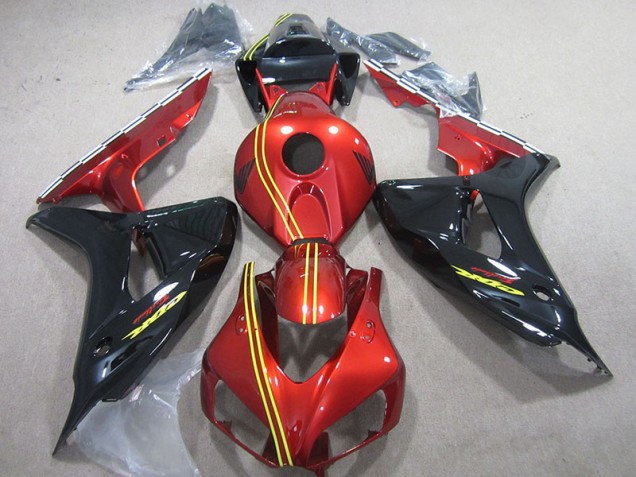 2006-2007 Black Red Yellow Honda CBR1000RR Motorcycle Fairing Kit UK 2006-2007 Black Red Yellow Honda CBR1000RR Motorcycle Fairing Kit UK