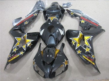 2006-2007 Black Yellow ENERGY DRINK Honda CBR1000RR Bike Fairing UK