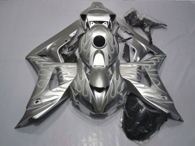 2006-2007 Silver Flame Honda CBR1000RR Bike Fairings UK 2006-2007 Silver Flame Honda CBR1000RR Bike Fairings UK