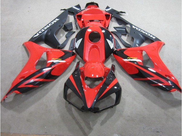 2006-2007 Red Black Fireblade Honda CBR1000RR Motorbike Fairing UK 2006-2007 Red Black Fireblade Honda CBR1000RR Motorbike Fairing UK