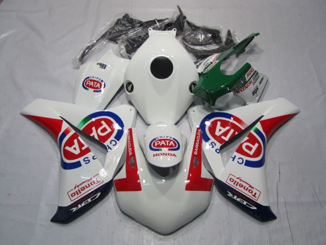 2008-2011 White Red PATA Honda CBR1000RR Bike Fairing Kit UK 2008-2011 White Red PATA Honda CBR1000RR Bike Fairing Kit UK
