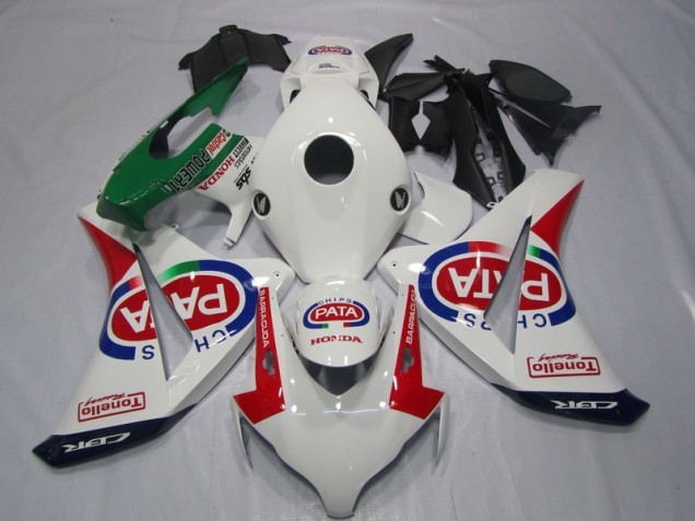 2008-2011 White Red PATA Honda CBR1000RR Motor Fairings UK 2008-2011 White Red PATA Honda CBR1000RR Motor Fairings UK