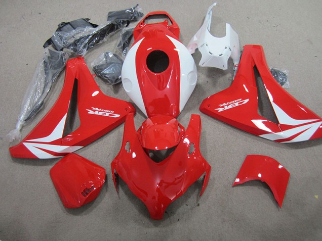 2008-2011 Red White Fireblade Honda CBR1000RR Motorbike Fairings UK 2008-2011 Red White Fireblade Honda CBR1000RR Motorbike Fairings UK