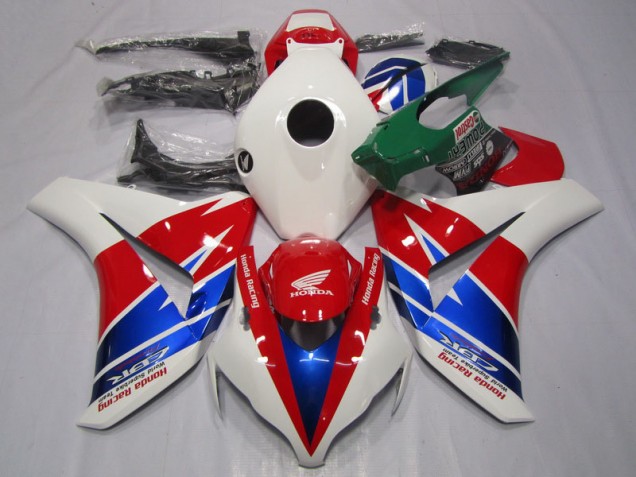 2008-2011 Red White Blue Honda CBR1000RR Motorcycle Fairing UK 2008-2011 Red White Blue Honda CBR1000RR Motorcycle Fairing UK