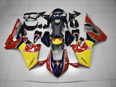 2017-2020 Blue Yellow Red Red Bull Honda CBR1000RR Motorcycle Fairing Kit UK