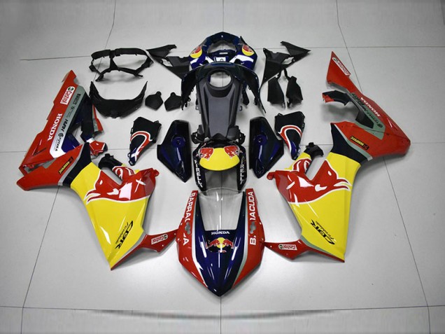 2017-2020 Blue Yellow Red Red Bull Honda CBR1000RR Motorcycle Fairing Kit UK 2017-2020 Blue Yellow Red Red Bull Honda CBR1000RR Motorcycle Fairing Kit UK