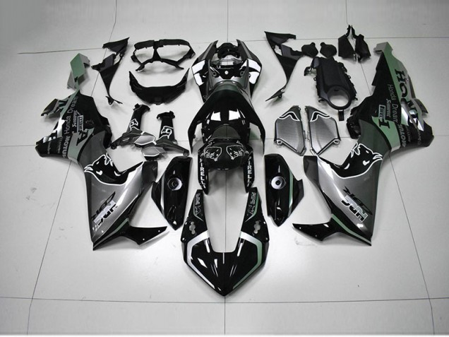 2017-2020 Black Silver HRC Honda CBR1000RR Bike Fairings UK 2017-2020 Black Silver HRC Honda CBR1000RR Bike Fairings UK