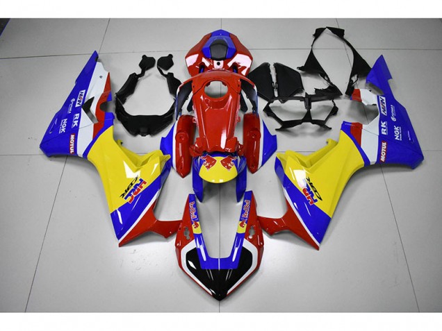 2017-2020 Red Yellow Blue HRC Red Bull Honda CBR1000RR Bike Fairing UK 2017-2020 Red Yellow Blue HRC Red Bull Honda CBR1000RR Bike Fairing UK