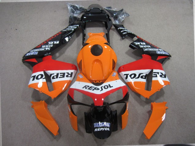 2003-2004 Orange Black Repsol Honda CBR600RR Motorcylce Fairings UK 2003-2004 Orange Black Repsol Honda CBR600RR Motorcylce Fairings UK
