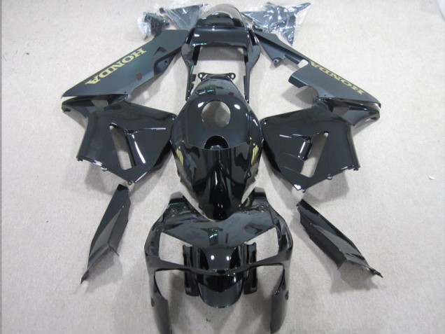 2003-2004 Black Gold Decal Honda CBR600RR Motorbike Fairing UK 2003-2004 Black Gold Decal Honda CBR600RR Motorbike Fairing UK