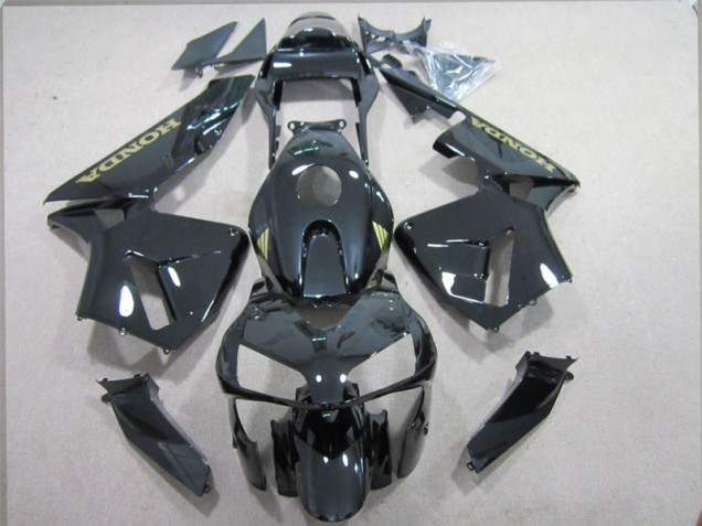 2003-2004 Black Gold Decal Honda CBR600RR Replacement Motorcycle Fairings UK 2003-2004 Black Gold Decal Honda CBR600RR Replacement Motorcycle Fairings UK