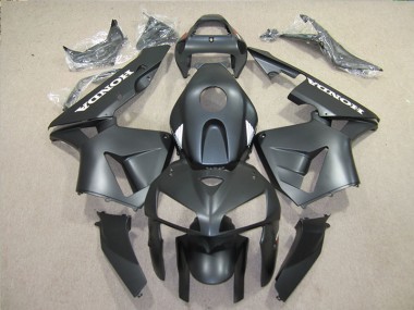 2005-2006 Black Honda CBR600RR Motorcycle Fairings Kit UK