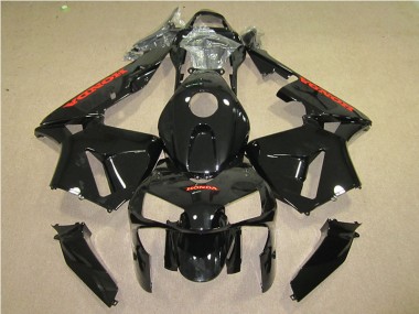 2005-2006 Black Red Honda CBR600RR Motorcyle Fairings UK