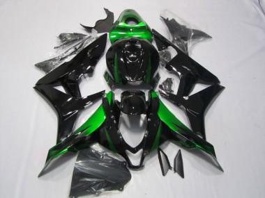 2007-2008 Black Green Honda CBR600RR Motorcycle Replacement Fairings UK