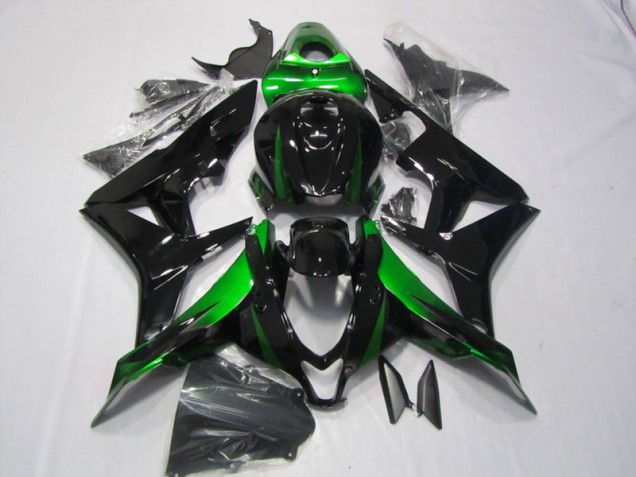 2007-2008 Black Green Honda CBR600RR Motorcycle Replacement Fairings UK 2007-2008 Black Green Honda CBR600RR Motorcycle Replacement Fairings UK