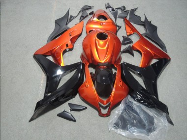 2007-2008 Orange Black Honda CBR600RR Motorbike Fairing UK