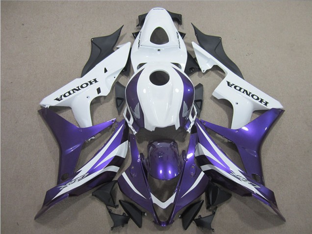 2007-2008 Purple White Honda CBR600RR Motor Bike Fairings UK 2007-2008 Purple White Honda CBR600RR Motor Bike Fairings UK