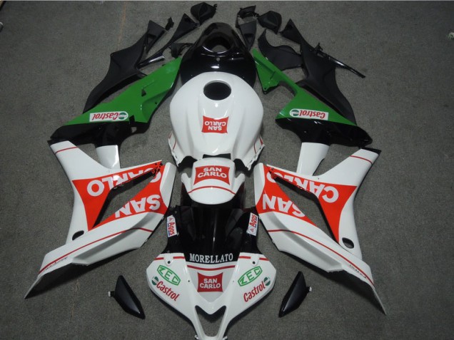2007-2008 White Red MORELLATO San Carlo Honda CBR600RR Bike Fairing Kit UK 2007-2008 White Red MORELLATO San Carlo Honda CBR600RR Bike Fairing Kit UK