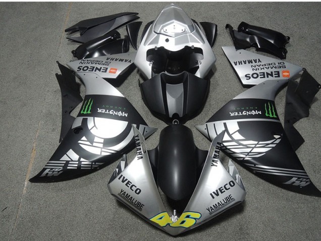 2007-2008 Black Silver Monster IVECO 46 Honda CBR600RR Motorcyle Fairings UK 2007-2008 Black Silver Monster IVECO 46 Honda CBR600RR Motorcyle Fairings UK
