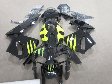 2007-2008 Black Monster Green Honda CBR600RR Motorcylce Fairings UK