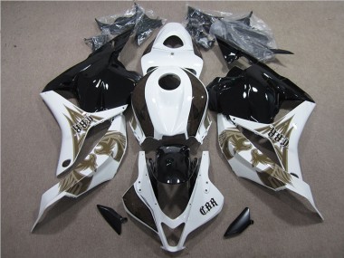 2009-2012 Black White Honda CBR600RR Bike Fairing Kit UK