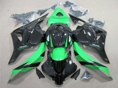 2009-2012 Black Green Honda CBR600RR Moto Fairings UK