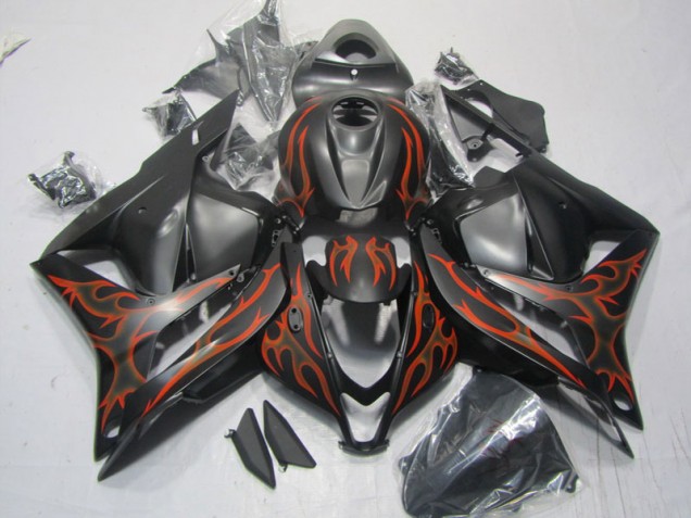 2009-2012 Black Red Flame Honda CBR600RR Motorcycle Replacement Fairings UK 2009-2012 Black Red Flame Honda CBR600RR Motorcycle Replacement Fairings UK