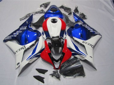 2009-2012 White Blue Red DREAM Honda CBR600RR Motor Fairings UK