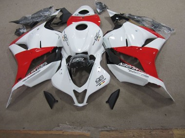 2009-2012 White Red Honda CBR600RR Motorcycle Fairing Kits UK