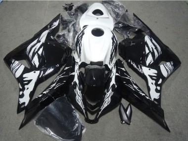 2009-2012 Black White Honda CBR600RR Bike Fairing UK