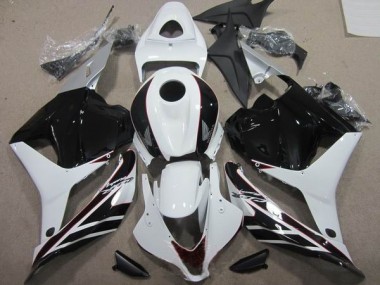 2009-2012 Black White Honda CBR600RR Motorcycle Fairings UK