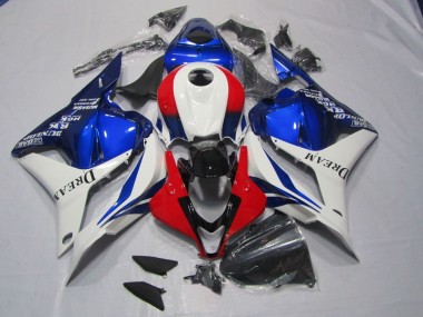 2009-2012 White Blue Red DREAM Honda CBR600RR Motorbike Fairings UK