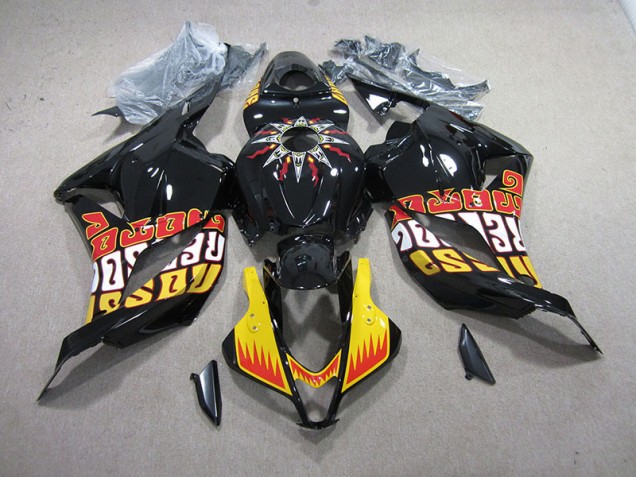 2009-2012 Black Yellow Honda CBR600RR Motorcycle Fairing UK 2009-2012 Black Yellow Honda CBR600RR Motorcycle Fairing UK
