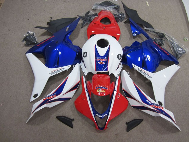 2009-2012 Red White Blue HRC Honda CBR600RR Motorbike Fairing UK 2009-2012 Red White Blue HRC Honda CBR600RR Motorbike Fairing UK