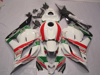 2009-2012 White Green Red Honda CBR600RR Bike Fairings UK