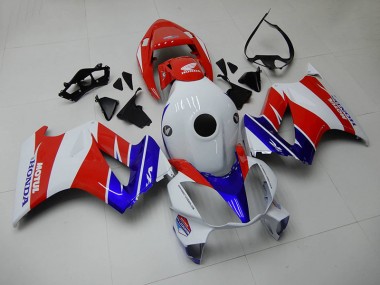 2002-2013 Blue White Red Honda VFR800 Moto Fairings UK