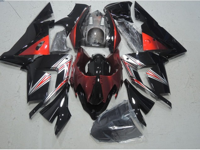 2003-2005 Black Red Kawasaki ZX10R Motorcylce Fairings UK 2003-2005 Black Red Kawasaki ZX10R Motorcylce Fairings UK
