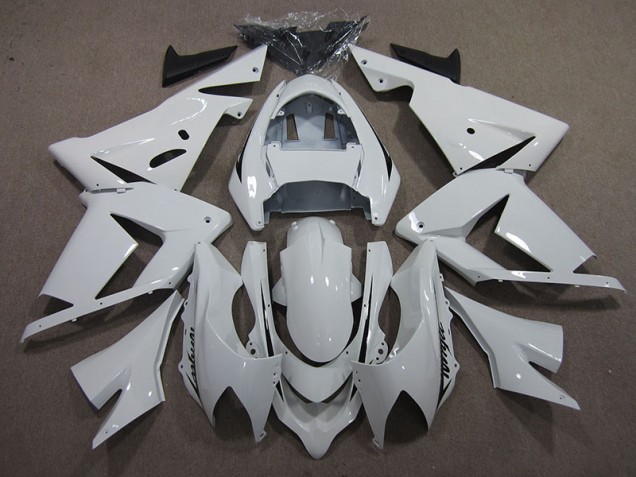 2003-2005 White Ninja Kawasaki ZX10R Motor Bike Fairings UK 2003-2005 White Ninja Kawasaki ZX10R Motor Bike Fairings UK
