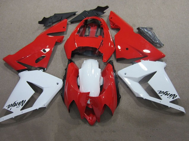 2003-2005 Red White Ninja Kawasaki ZX10R Motorcycle Bodywork UK 2003-2005 Red White Ninja Kawasaki ZX10R Motorcycle Bodywork UK