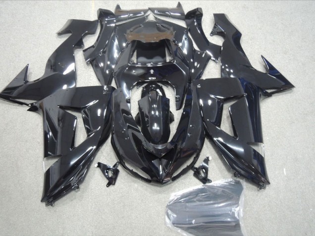 2006-2007 Black Kawasaki ZX10R Replacement Motorcycle Fairings UK 2006-2007 Black Kawasaki ZX10R Replacement Motorcycle Fairings UK
