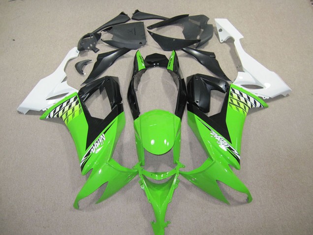 2008-2010 Black Green Ninja Kawasaki ZX10R Bike Fairings UK 2008-2010 Black Green Ninja Kawasaki ZX10R Bike Fairings UK