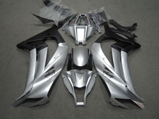 2011-2015 Silver Black Ninja Kawasaki ZX10R Motorcycle Replacement Fairings UK 2011-2015 Silver Black Ninja Kawasaki ZX10R Motorcycle Replacement Fairings UK