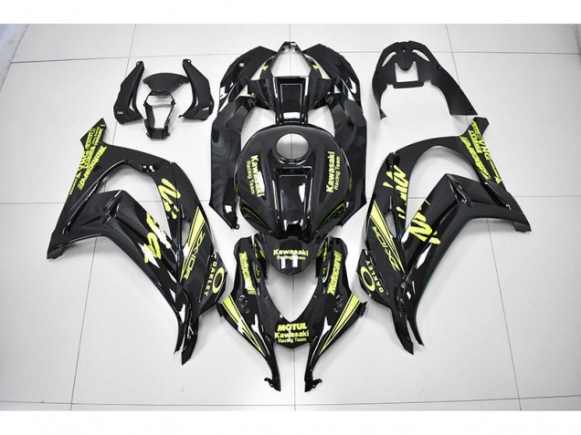 2016-2019 Black Yellow Reacing Team Ninja Kawasaki ZX10R Motorbike Fairing UK 2016-2019 Black Yellow Reacing Team Ninja Kawasaki ZX10R Motorbike Fairing UK