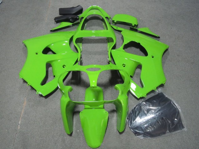 2000-2002 Green Kawasaki ZX6R Motorcycle Fairings Kits UK 2000-2002 Green Kawasaki ZX6R Motorcycle Fairings Kits UK