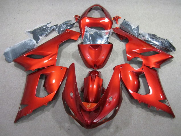 2005-2006 Orange Kawasaki ZX6R Motor Fairings UK 2005-2006 Orange Kawasaki ZX6R Motor Fairings UK