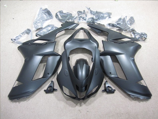2007-2008 Black Kawasaki ZX6R Motorcycle Fairings UK 2007-2008 Black Kawasaki ZX6R Motorcycle Fairings UK