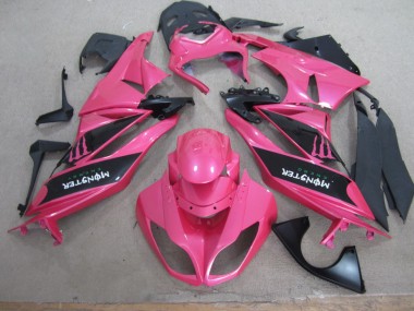 2009-2012 Pink Black Monster Kawasaki ZX6R Motor Fairings UK